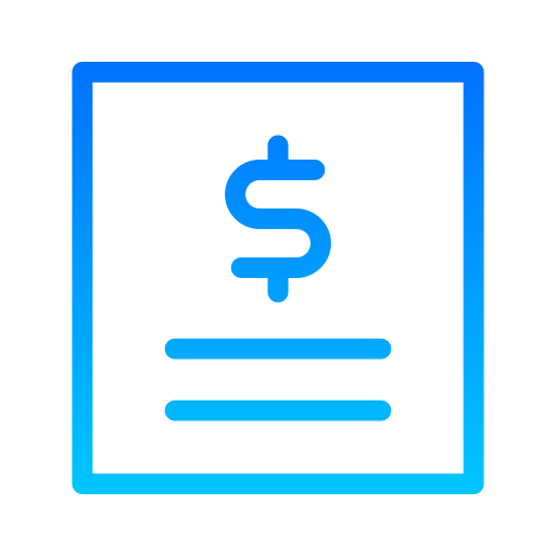 informe financiero icono gratis