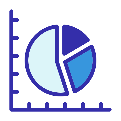 gráfico circular icono gratis