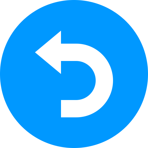 Turn left free icon Turn left free icon