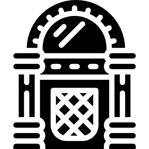 tocadiscos tragamonedas icono gratis