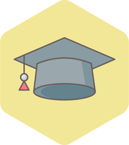 graduación icono gratis