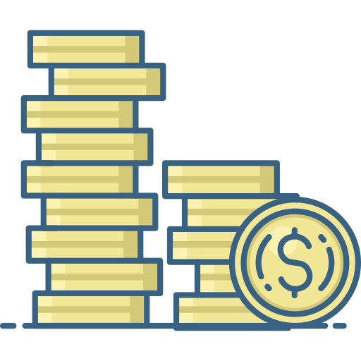 monedas icono gratis