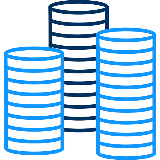 monedas icono gratis