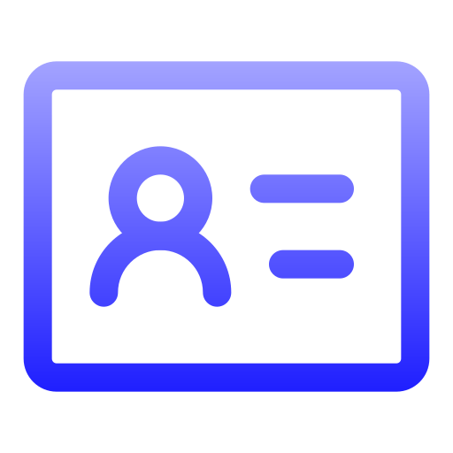 tarjeta de identificación icono gratis