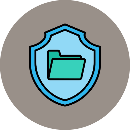 protección de archivos icono gratis