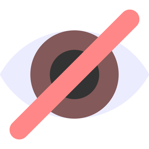 ojos cerrados icono gratis