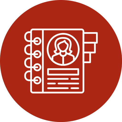 libreta de direcciones icono gratis