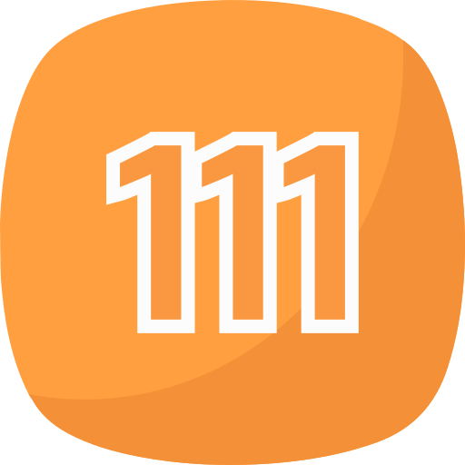 111 icono gratis