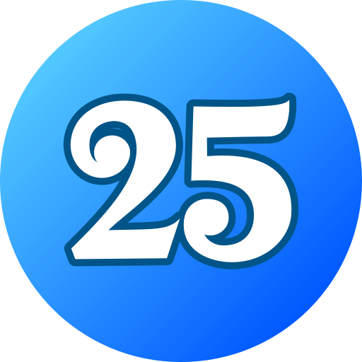 25 kostenlos Icon 25 kostenlos Icon