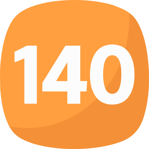140 icono gratis