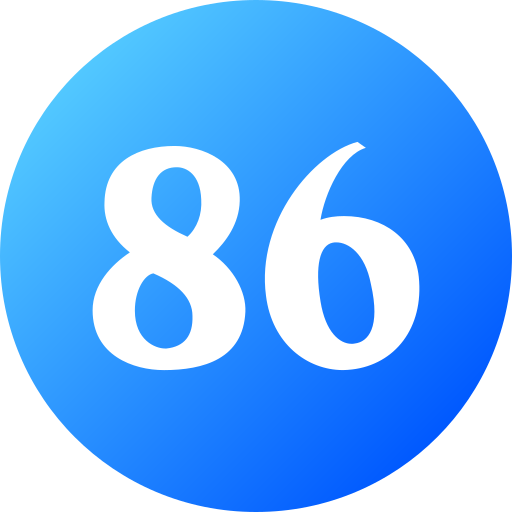 86 free icon