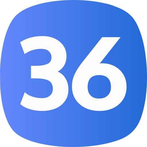 trente-six Icône gratuit