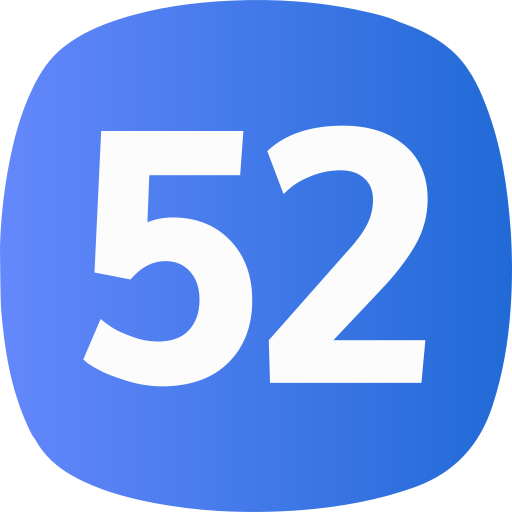 Fifty two free icon Fifty two free icon