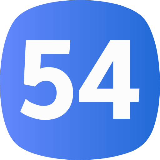 Fifty four free icon Fifty four free icon