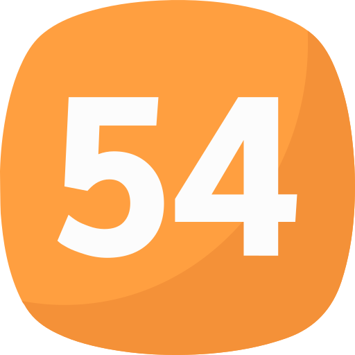 vierundfünfzig kostenlos Icon