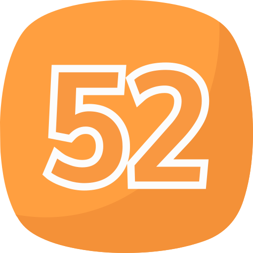 Fifty two free icon