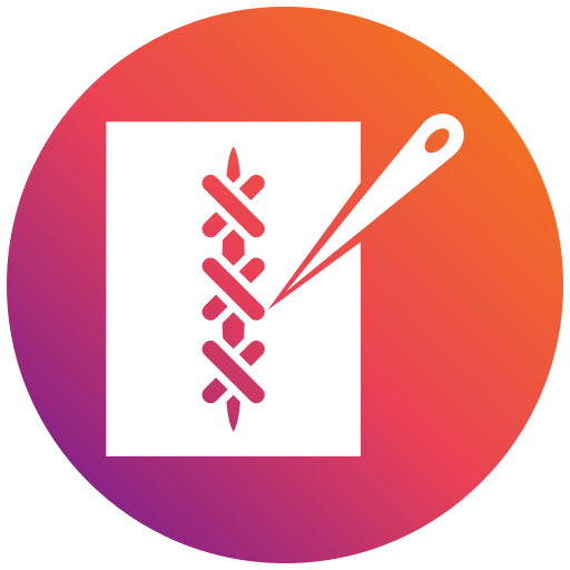 Stitching free icon