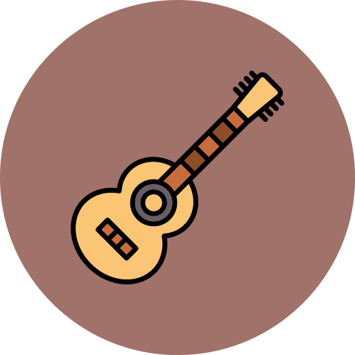 guitarra acustica icono gratis