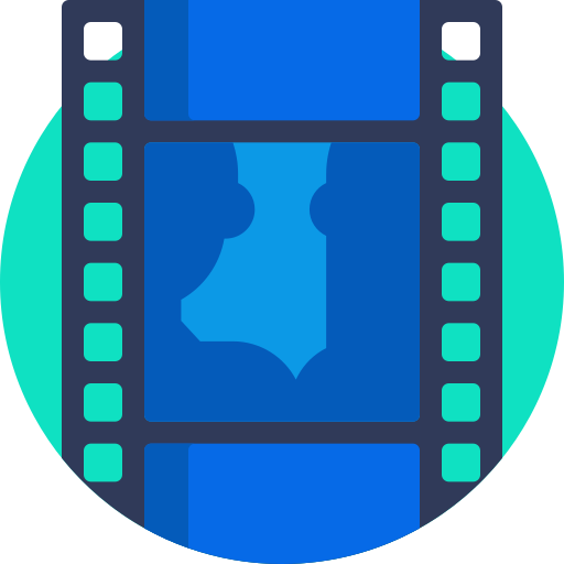 Movie Detailed Flat Circular Flat icon