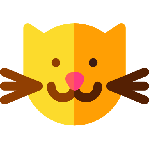 Cat Basic Rounded Flat icon