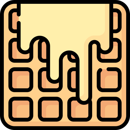 Waffle free icon