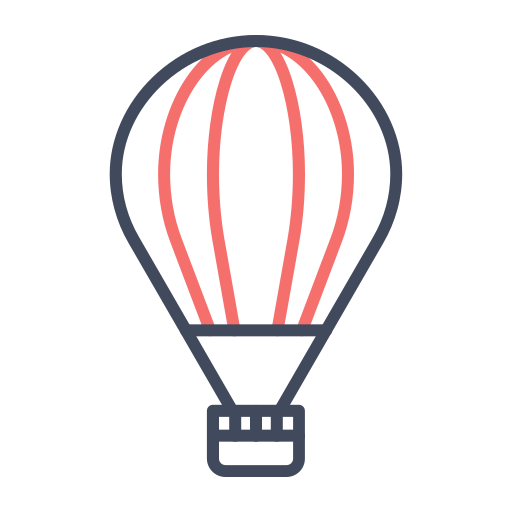 balão de ar quente grátis ícone