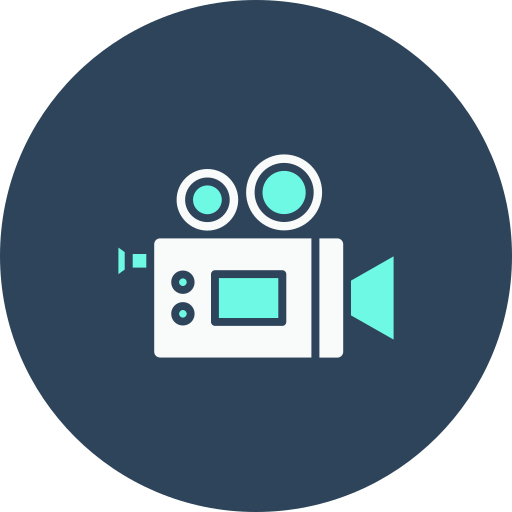 camara de video icono gratis