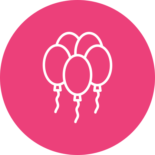 balões grátis ícone