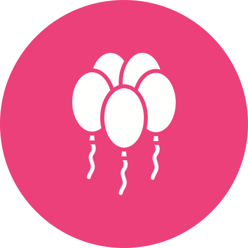 balões grátis ícone