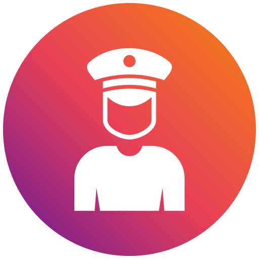 policía icono gratis