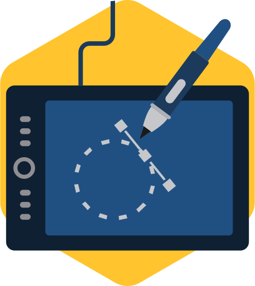 Draw free icon