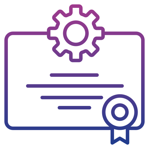 certificado icono gratis