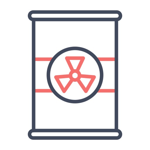 desperdicios nucleares icono gratis