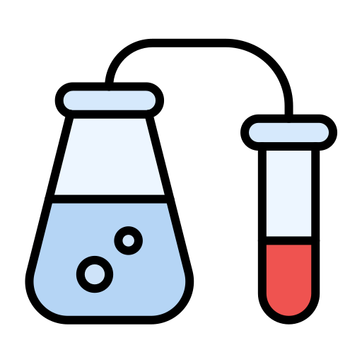 reacción química icono gratis