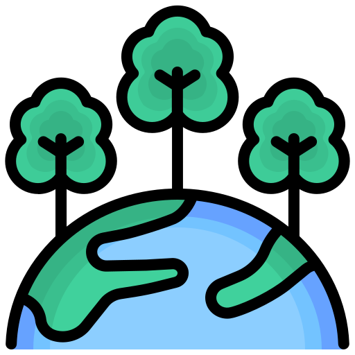 repoblación forestal icono gratis