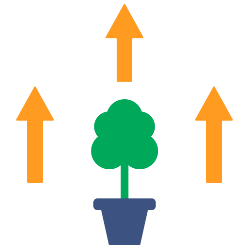 repoblación forestal icono gratis