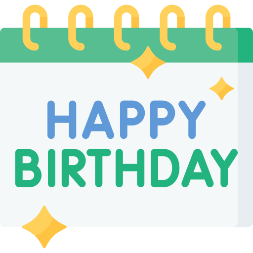 feliz cumpleaños icono gratis