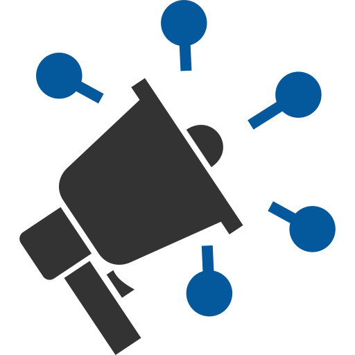 medios de comunicación icono gratis