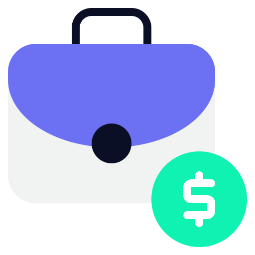 maletín icono gratis