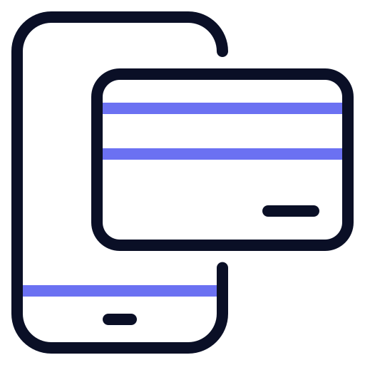 la banca móvil icono gratis