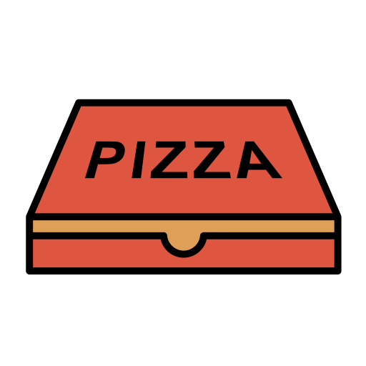 caja de pizza icono gratis