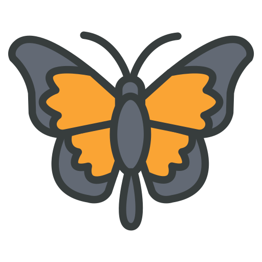 mariposa icono gratis