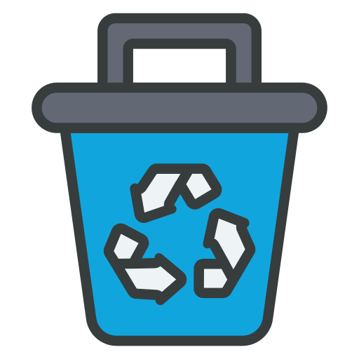 papelera de reciclaje icono gratis