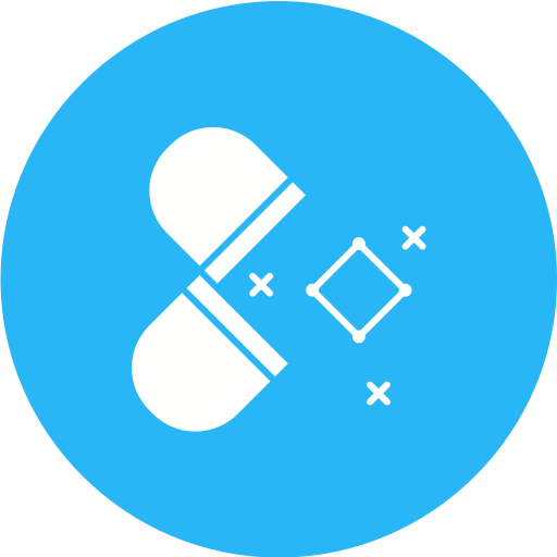 medicina molecular icono gratis