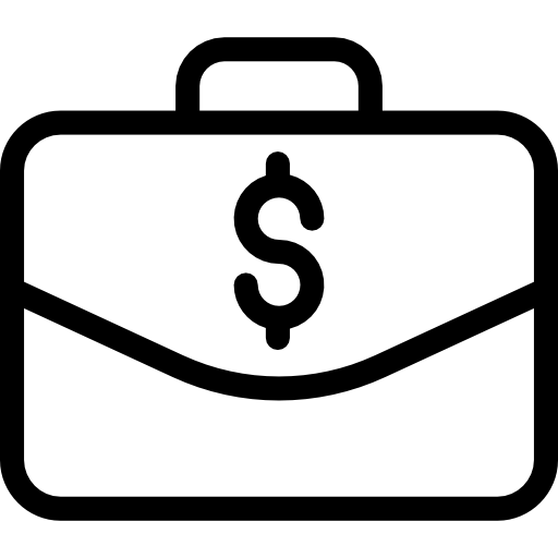 maletín icono gratis