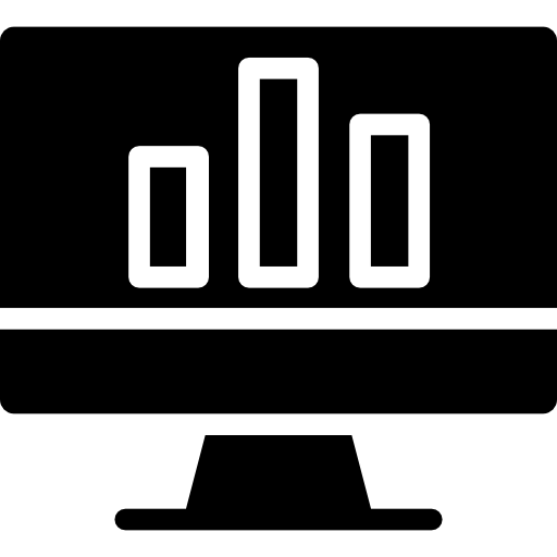 Bar chart free icon