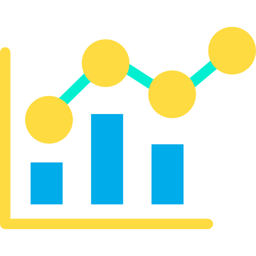 gráfico de barras grátis ícone