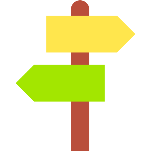 richtungszeichen kostenlos Icon richtungszeichen kostenlos Icon