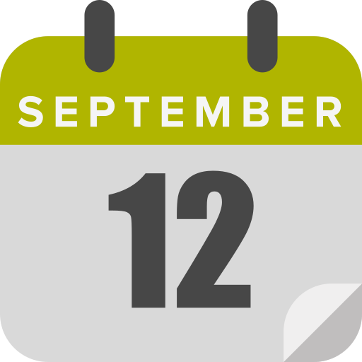 septiembre icono gratis