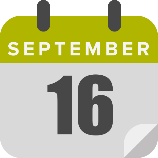 septiembre icono gratis